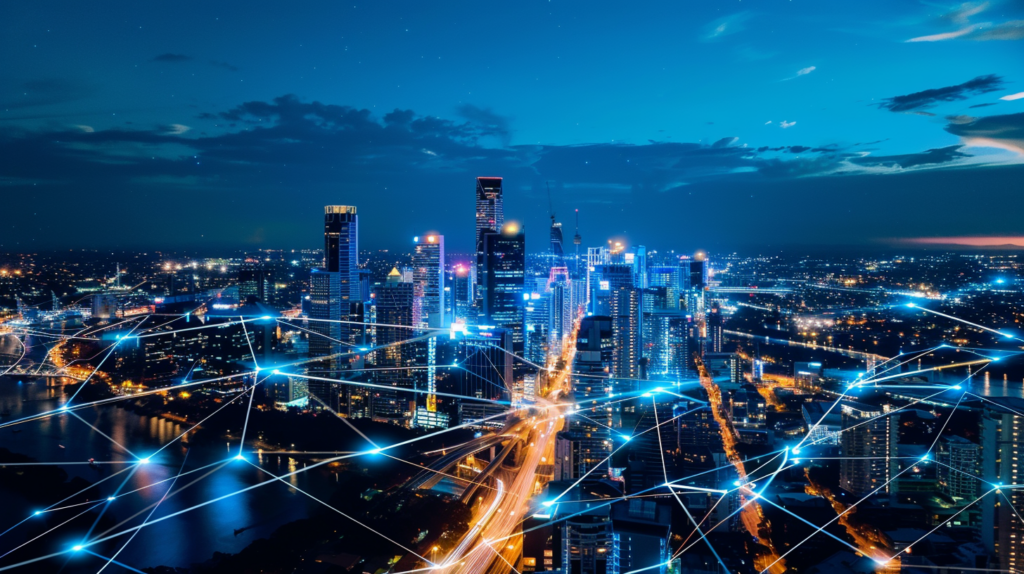 Abstract of QLD city with lights glowing | iCIRT Advisory